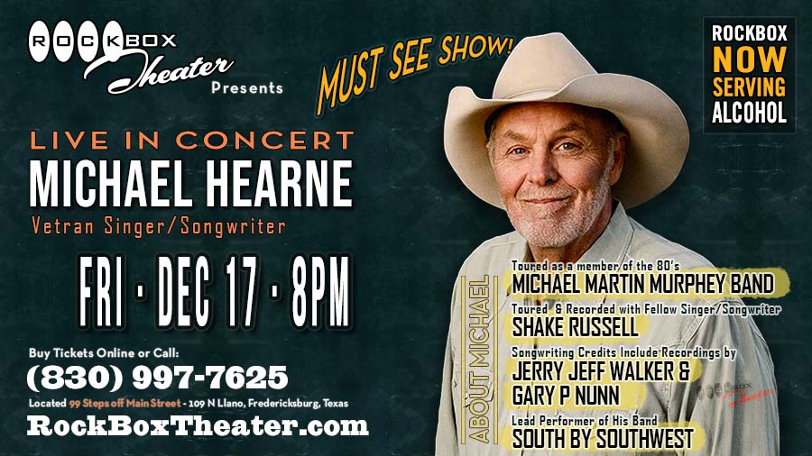 See Michael Hearn at the Rockbox Theater